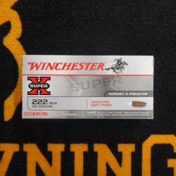 Winchester Jacketed SP 222 rem 50 grs