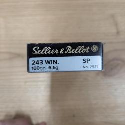 Sellier & Bellot SP 243 win 100 gr (x20)