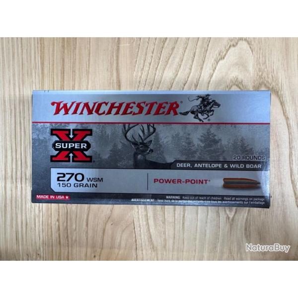 Winchester Power Point 270 WSM 150 gr