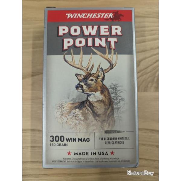 Winchester Power Point 300 win mag 150 grains