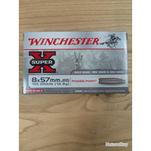 Winchester Power Point 8x57 JRS 195 grains