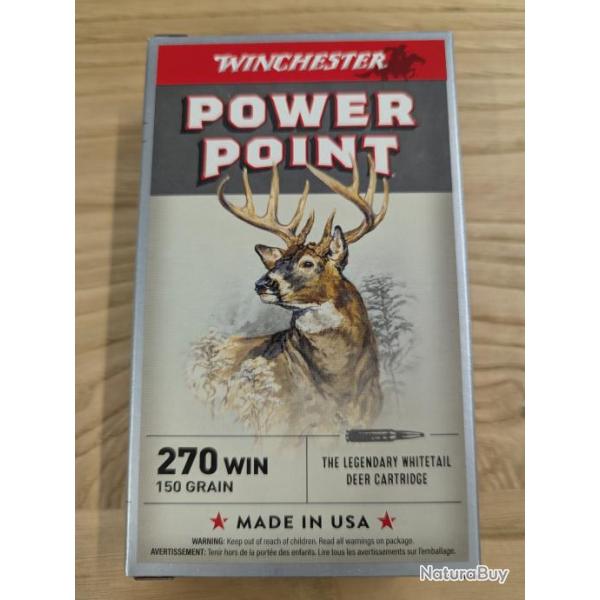 Winchester Power Point 270 win 150 grains