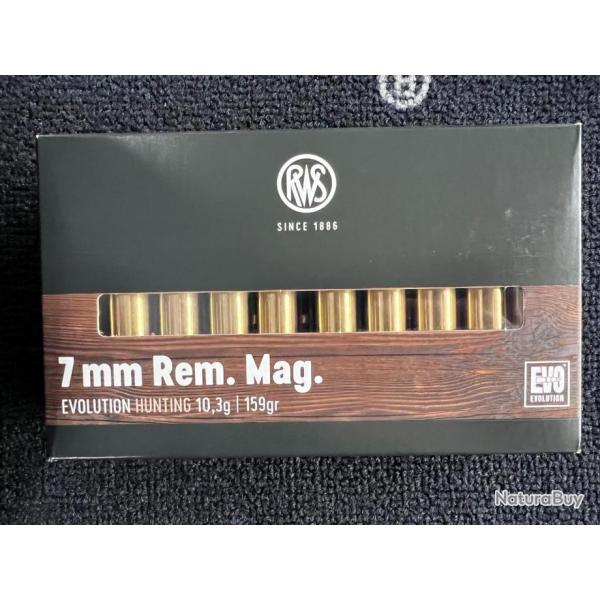 RWS EVO 7mm rem mag 159 grains