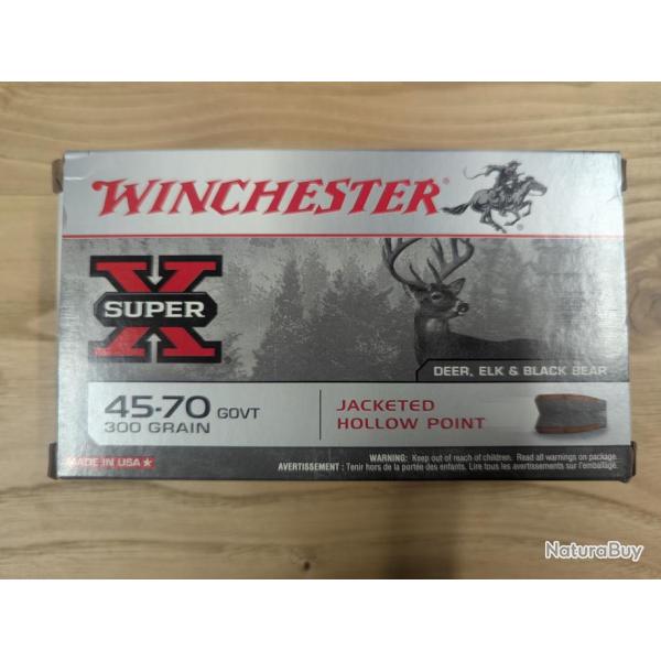 Winchester Jacketed Hollow Point 45-70 Govt 300 grs