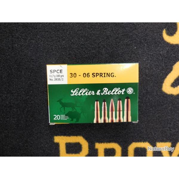 Sellier & Bellot SPCE 30-06 sprg 180 grs (x20)