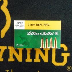 Sellier & Bellot SPCE 7 mm rem mag 173 grs (x20)