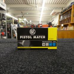 RWS Pistol Match 40 Grains 22 LR (x500)