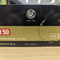 RWS R50 40 Grains 22 LR (x500)