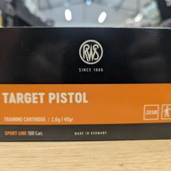 RWS Target Pistol 40 Grains 22LR (x500)