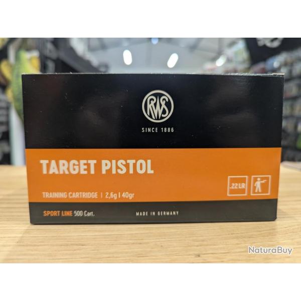 RWS Target Pistol 40 Grains 22LR (x500)