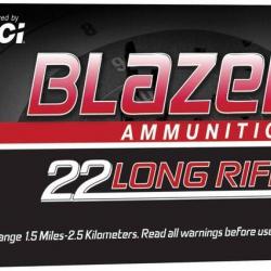 CCI Blazer 40 Grains 22 LR X50