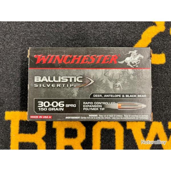 Winchester Ballistic Silvertip 30-06 150 grs