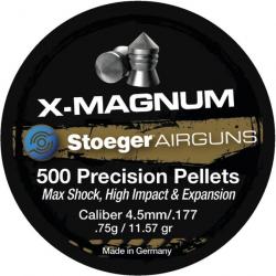 Plombs Stoeger X-magnum 4,5 0.75g (x300)