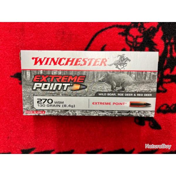 Winchester Extreme Point 270 WSM 130 grs