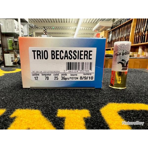 Jocker Trio Bcassire Bourre Piston 36g 12x70 (x10)