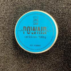 Plombs POWAIR 5,5 mm 0,83g (x250)