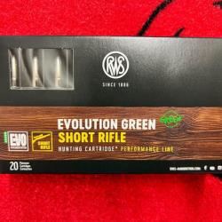 RWS Evo Green Short Rifle 308 win 139 grs (x20)