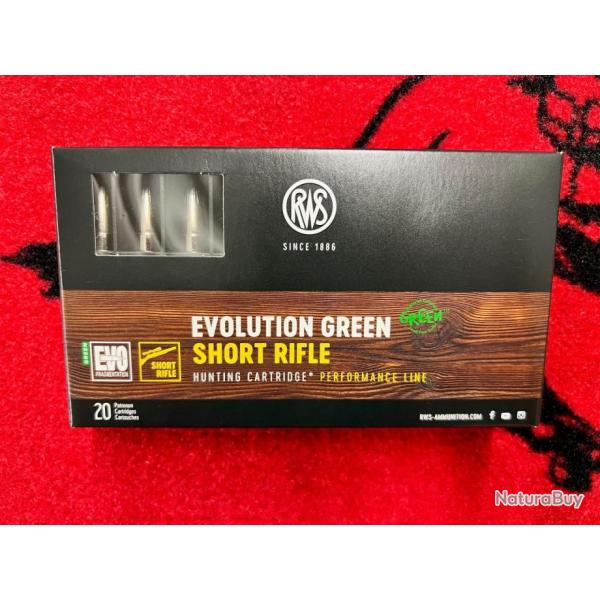 RWS Evo Green Short Rifle 308 win 139 grs (x20)