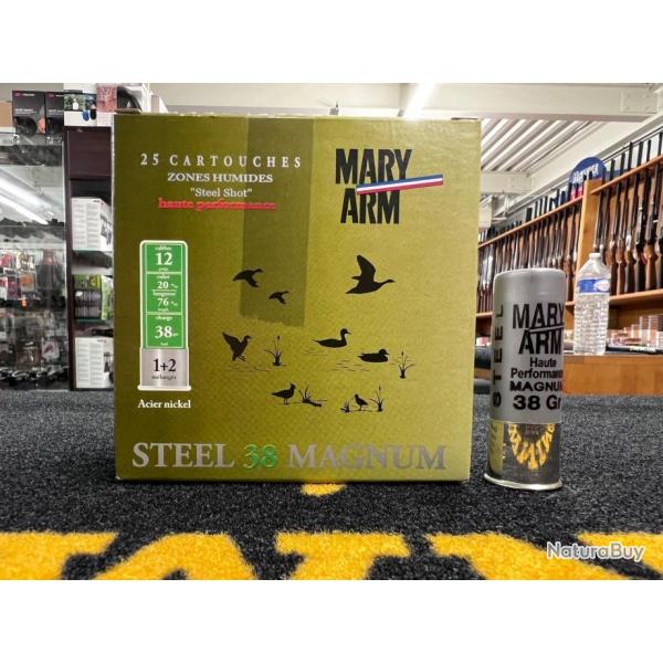 Mary Arm Steel 38 Magnum 12x76 (x25) n1/2