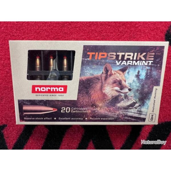 Norma TipStrike Varmint 222 rem 55 g (x20)