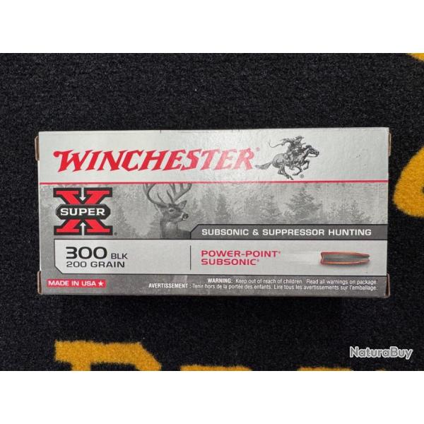 Winchester Subsonic 300 BLK 200 grs (x20)