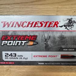 Winchester Extreme Point 243 win 95 grs (x20)