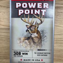 Winchester Power Point Subsonic 308 win 185 grs (x20)