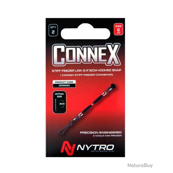 NYTRO CONNEX STIFF FEEDER LINK HOOKED SNAP NYTRO 2.4"/6cm