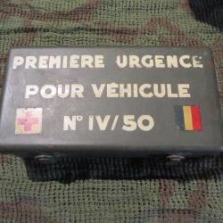 boite de jeep firt aid 1950 indochine