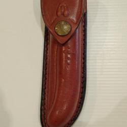 Etui Fourreau pour couteaux 13cm marron fauve