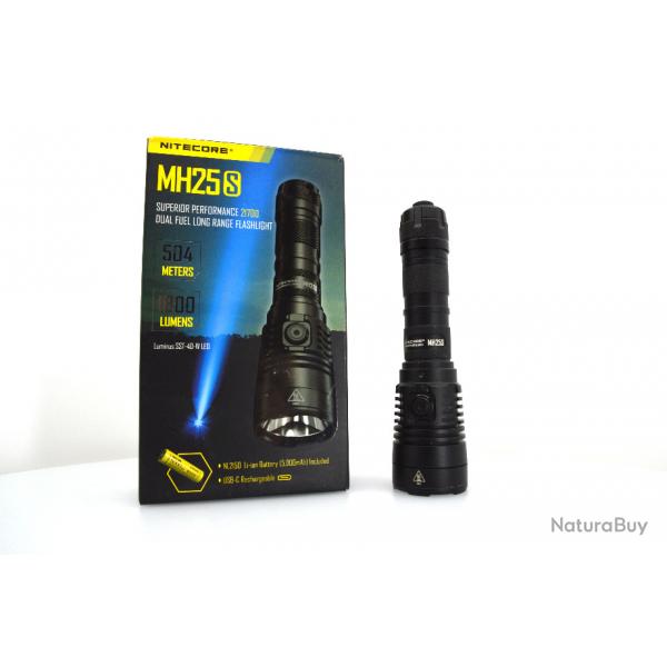 Lampe torche NITECORE - MH25S - 1800 lumens