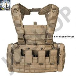 Gilet Chasse Pêche Militaire 4 Pochettes Magazines Chargeurs Multifonctionnel