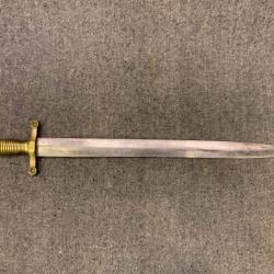 Glaive français (modèle inconnu), type 1855 (?),  sans fourreau