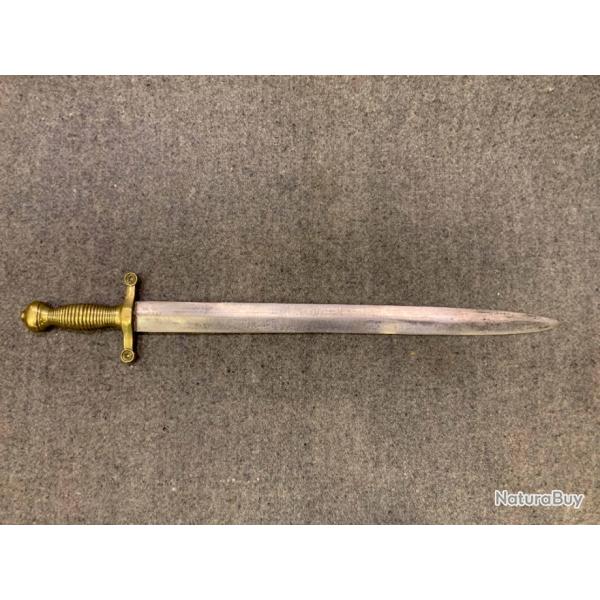 Glaive franais (modle inconnu), type 1855 (?),  sans fourreau