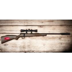 Pack Savage Stevens 300 GTBS bois + lunette 4x32 + silencieux Sonic Nielsen cal.22lr