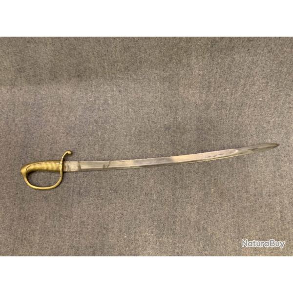 Sabre composite : poigne de briquet, lame de sabre de cavalerie