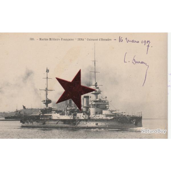 CPA - Marine Militaire Franaise, " IENA ", Cuirass d'Escadre- N598