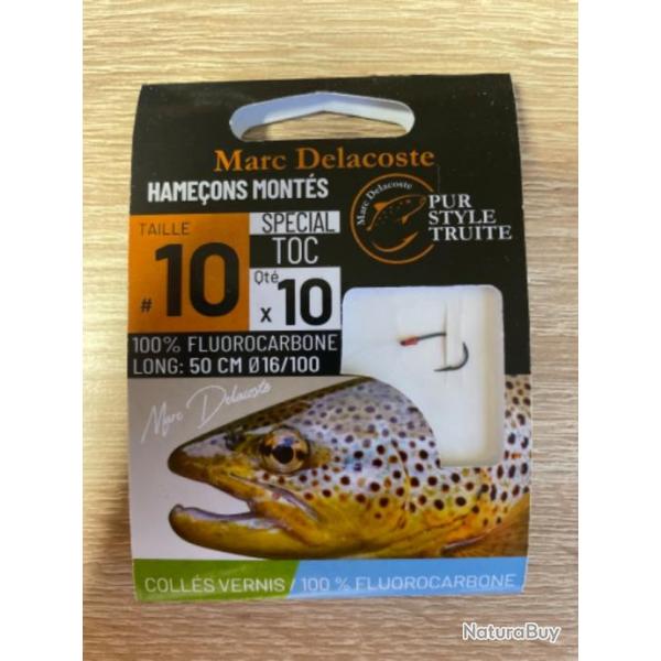 Hameons monts truite delacoste universel toc coll vernis n10 0,16