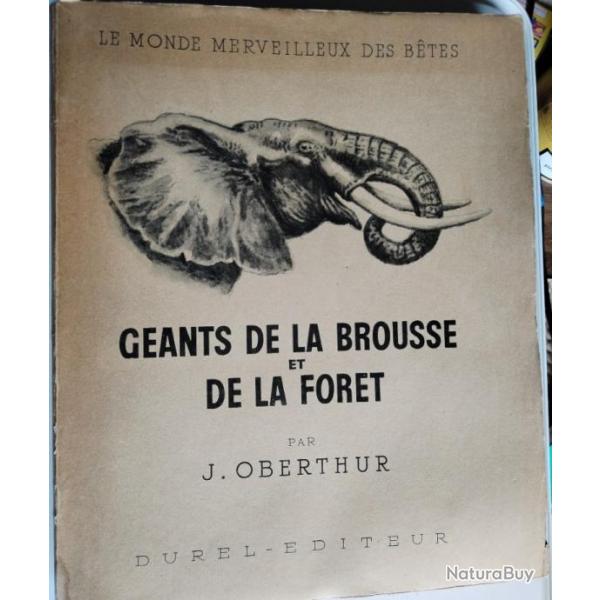 Geants de la brousse et de la foret par J.Oberthur