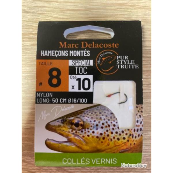 Hameons monts truite delacoste spcial toc colls vernis n8 0,16