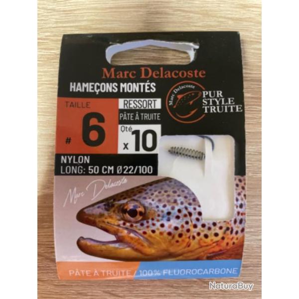 Hameons monts truite delacoste ressort pte  truite  n6 0,22