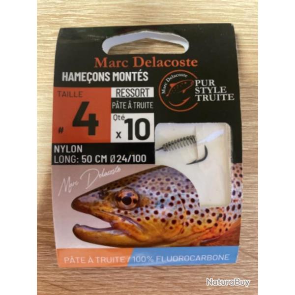 Hameons monts truite delacoste ressort pte  truite n4 0,24