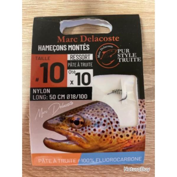 Hameons monts truite delacoste ressort pte  truite n10 0,18