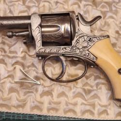 Superbe Revolver Bulldog façon RIC 6 coups calibre 320