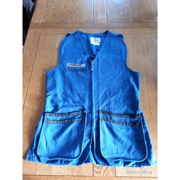 Gilet ball trap castellani gaucher