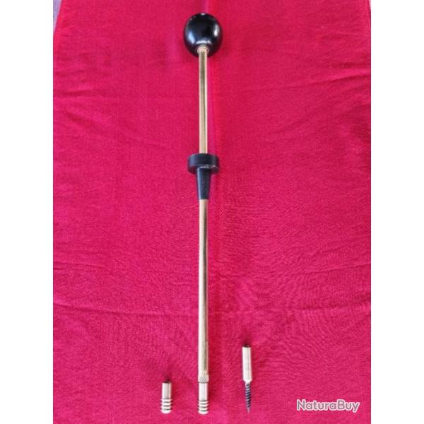 baguette de chargement/nettoyage en laiton  pistolet poudre noire