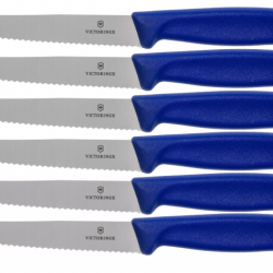 Victorinox Swiss Classic 6.7232.6 Set de 6 couteaux à steak bleu