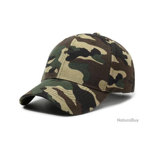 Casquette camouflage verte