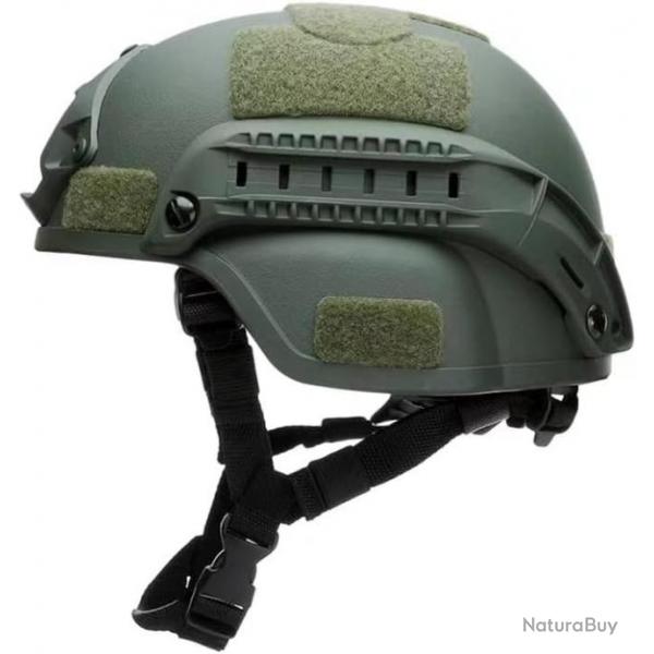 Casque Tactique Airsoft MICH 2000 ACH avec Visire Transparente - Protection et Modularit Avances