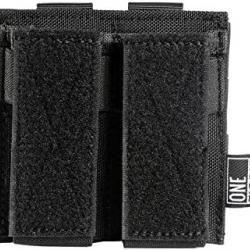 Porte-Chargeur Double Molle Réglable (Noir)